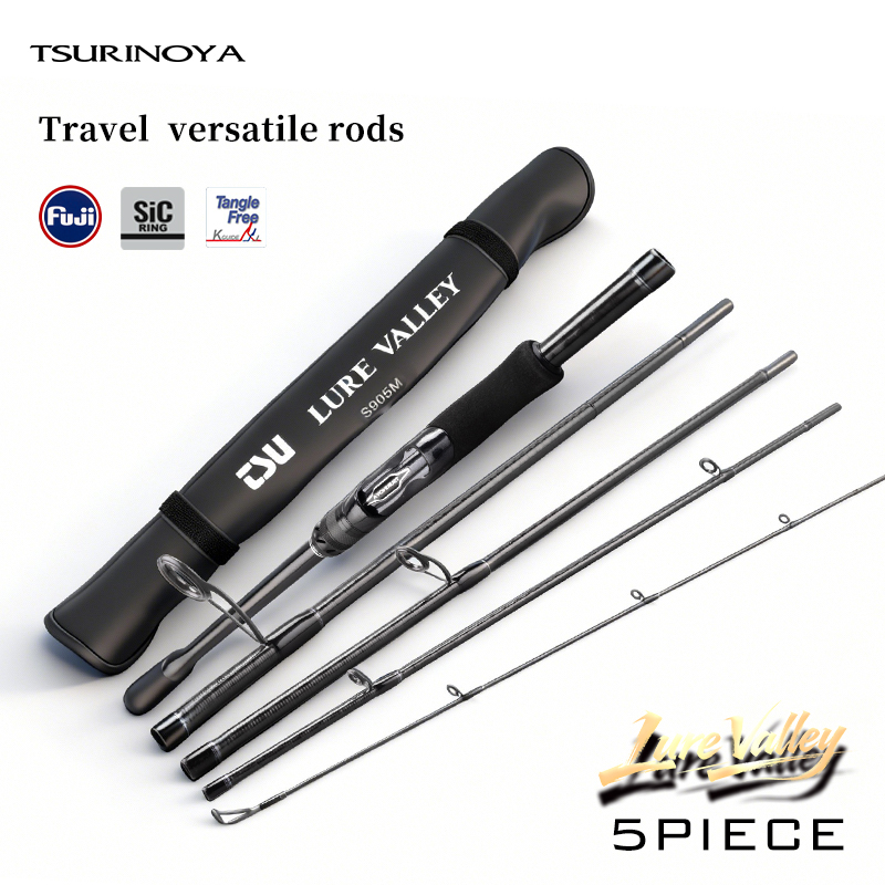 Fishing Rod Surf - TSURINOYA LURE VALLEY Reiserute 5-teilige Expeditions-Angelrute
