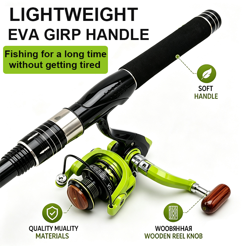 Spinnrute und -rolle Kombi 1,5 – Fishing Rod Combo Bewertung und Preis